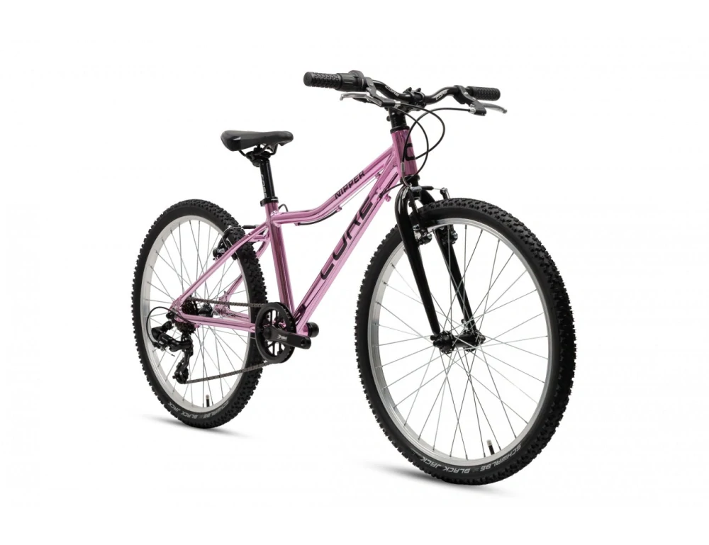 Dětské kolo 24" CORE Nipper, jednopřevodník,1x8s, Ahead - chromovaný rosé