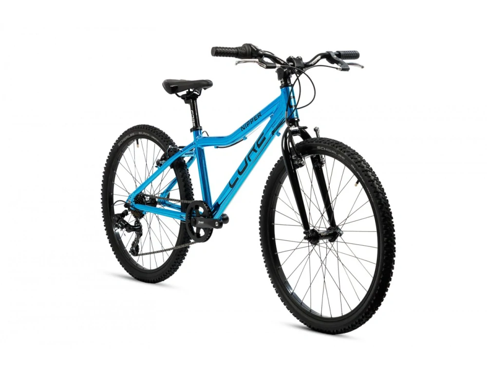 Dětské kolo 24" CORE Nipper, jednopřevodník,1x8s, Ahead - chromovaný modrý