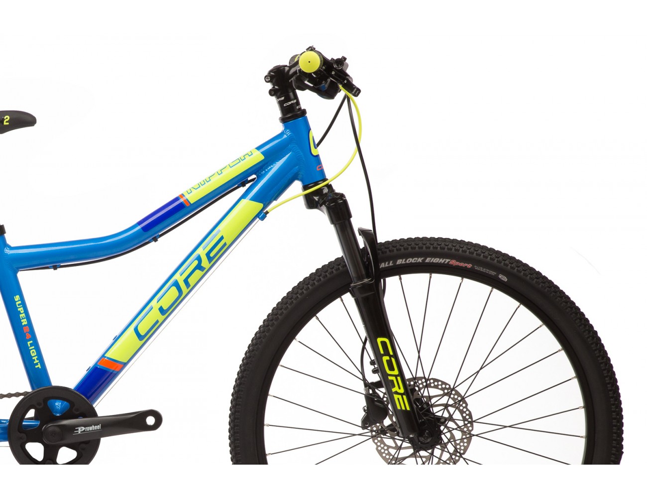 DĚTSKÉ KOLO CORE NIPPER 24" , JEDNOPŘEVODNÍK 1X8S, HYDRAULICKÉ MT-200, RST FIRST AIR - SUPERLIGHT MODRÝ