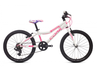 DĚTSKÉ KOLO CORE NIPPER 20",bílý s reflexní růžovou