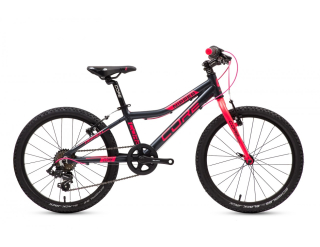DĚTSKÉ KOLO CORE NIPPER 20",černý mat s růžovou